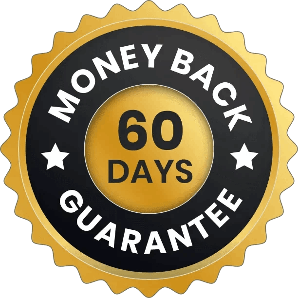 60 Money back guarantee
